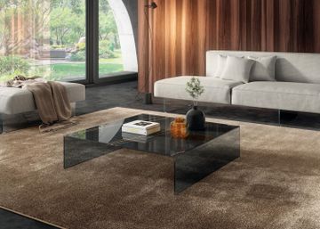 Sleek Glass Side Table: Upglass Coffee Table by Lago - view 3