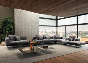 Sleek Glass Side Table: Upglass Coffee Table by Lago - view 2