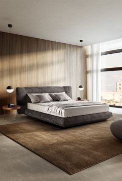 Bed-In: Storage Bed with Ergonomic Headboard by Lago - view 4