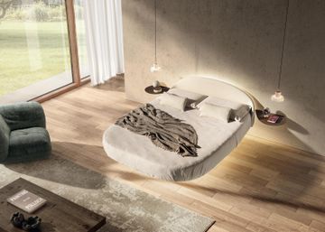 Fluttua Suspended Round Bed by Lago - view 6