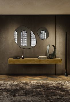 Minimalist Entryway Table: Materia Console by Lago - view 5