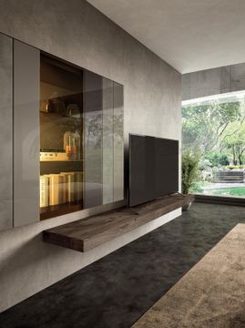 Modern Living Room Wall Unit: N.O.W. by Lago - view 7