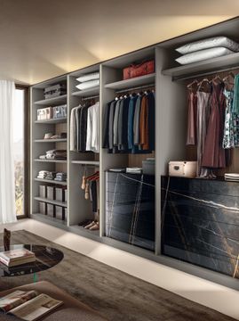 Custom Walk-In Closet | Outfit Wardrobe Solutions by LAGO by Lago - view 9