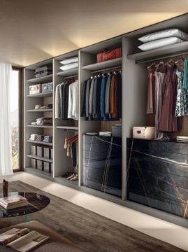 Custom Walk-In Closet | Outfit Wardrobe Solutions by LAGO by Lago - view 7