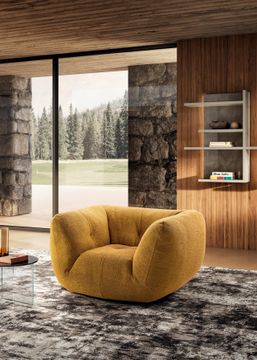 Modern Comfy Chair: Happening Armchair by Lago - view 4