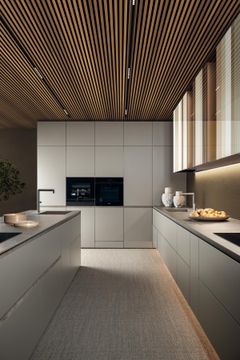 N.O.W. Modular Kitchen: Luxury Glass Design by Lago - view 7