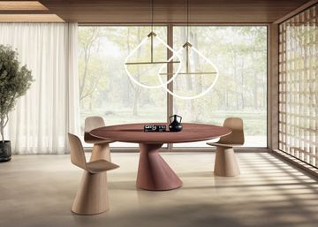 Round dining table Chapeau by Lago - view 3