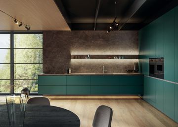 J-Groove Handleless Kitchen: 36e8 Cut by LAGO Design by Lago - view 2