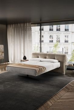 Bounty Bed: Comfort with Padded Headboard by Lago - view 6