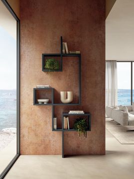 Modern Wall-Mounted Bookcase: LagoLinea Bookshelf by Lago - view 3