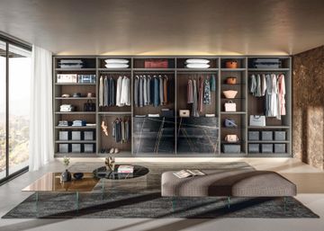 Custom Walk-In Closet | Outfit Wardrobe Solutions by LAGO by Lago - view 2