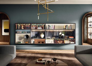 Modern Custom Bookcase: 30mm BookShelf by Lago - view 2