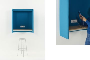 Kokoro phone-booth by Manerba - view 2