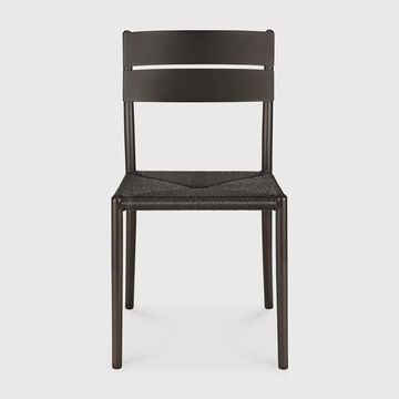 Elin outdoor dining chair - Dark Bronze - 45 x 51 x 84 cm (10160571) by Ethnicraft - view 2