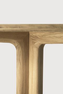 Corto dining table - Natural - 150 x 150 x 76 cm (10150997) by Ethnicraft - view 3