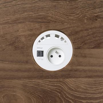 Power Circle - White - 9 x 9 x 5 cm (10126290) by Ethnicraft - view 4