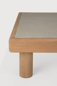 Monocle outdoor coffee table - Light Grey - 120 x 83 x 25 cm (10110410) by Ethnicraft - view 3