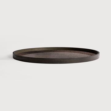Aged mirror tray - Dark Brown - 92 x 92 x 4 cm (10120331) by Ethnicraft - view 2