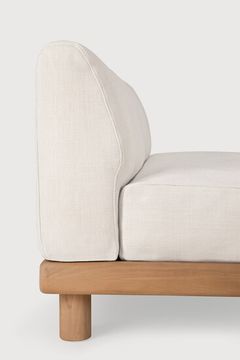 Monocle outdoor modular sofa - Natural, White - 166 x 83 x 72 cm (10S10412) by Ethnicraft - view 5