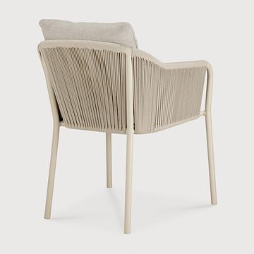 Capitan outdoor dining chair - Sand - 59 x 64 x 75 cm (10S60221) by Ethnicraft - view 4