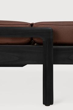 Jack outdoor adjustable lounger - Black, Burgundy - 216 x 84 x 34 cm (10S10344) by Ethnicraft - view 5