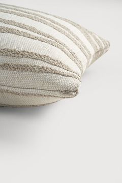 Nomad Stripes outdoor cushion cover - Multicolour, White - 60 x 40 x 1 cm (10121116) by Ethnicraft - view 2
