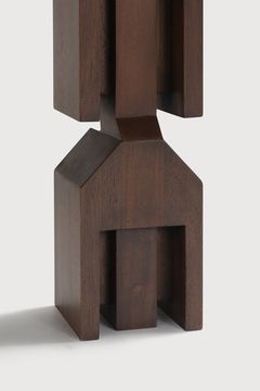 False Idol #6 - Brown - 9 x 9 x 30 cm (10127142) by Ethnicraft - view 4