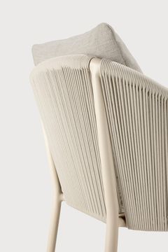 Capitan outdoor dining chair - Sand - 59 x 64 x 75 cm (10S60221) by Ethnicraft - view 5