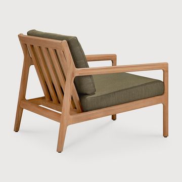 Jack outdoor lounge chair - Natural, Green - 76 x 90 x 74 cm (10S10431) by Ethnicraft - view 4
