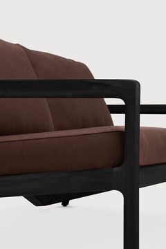 Jack outdoor sofa - Black, Burgundy - 180 x 90 x 74 cm (10S10436) by Ethnicraft - view 5