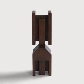 False Idol #6 - Brown - 9 x 9 x 30 cm (10127142) by Ethnicraft - view 3