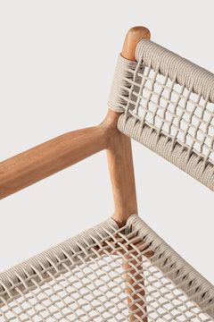 Jack Woven outdoor dining chair - Natural - 56 x 60 x 81 cm (10110224) by Ethnicraft - view 5