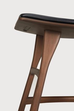 Osso stool - Brown - 50 x 33 x 51 cm (10110180) by Ethnicraft - view 5