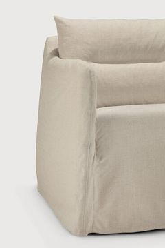 Weave lounge chair - Bone - 80 x 87 x 75 cm (10121410) by Ethnicraft - view 6