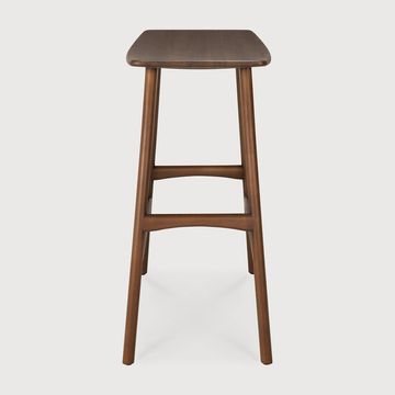 Osso counter stool - Brown - 57 x 33 x 67 cm (10110178) by Ethnicraft - view 3