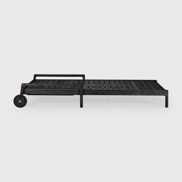 Jack outdoor adjustable lounger frame - Black - 216 x 84 x 34 cm (10110243) by Ethnicraft - view 3