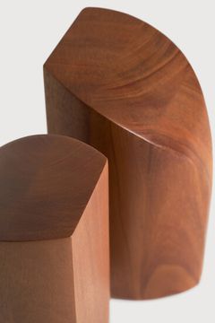 PI book ends - Natural - 9 x 7 x 19 cm (10129770) by Ethnicraft - view 5