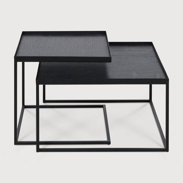Tray coffee table set - 52 x 52 x 38 cm (10120791) by Ethnicraft - view 2