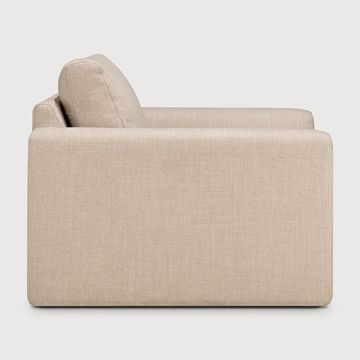 Ease lounge chair - Leche - 96 x 91 x 73 cm (10120094) by Ethnicraft - view 3