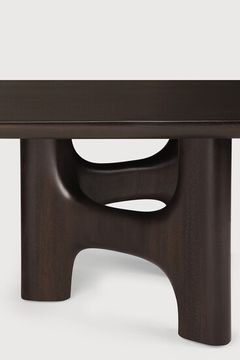 Flow coffee table - Rose brown - 150 x 60 x 34 cm (10135097) by Ethnicraft - view 4
