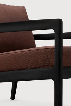 Jack outdoor lounge chair - Black, Burgundy - 76 x 90 x 74 cm (10S10432) by Ethnicraft - view 7