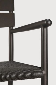 Elin outdoor dining chair - Dark Bronze - 52 x 57 x 84 cm (10160572) by Ethnicraft - view 8