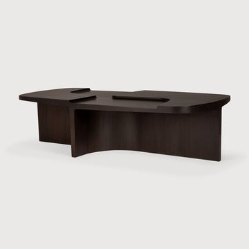 Brutalist coffee table - Rose brown - 143 x 75 x 37 cm (10135161) by Ethnicraft - view 3