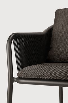Capitan outdoor dining chair - Dark Bronze - 59 x 64 x 75 cm (10S60222) by Ethnicraft - view 7