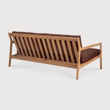 Jack outdoor sofa - Natural, Burgundy - 180 x 90 x 74 cm (10S10434) by Ethnicraft - view 3
