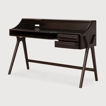 Flow desk - Rose brown - 140 x 55 x 95 cm (10135089) by Ethnicraft - view 3