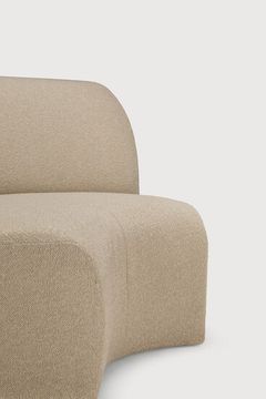 Bulky modular sofa - Almond - 133 x 133 x 75 cm (10121448) by Ethnicraft - view 4