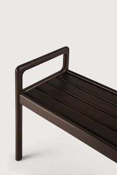 Jack bench frame - Dark Brown - 150 x 41 x 59 cm (10135117) by Ethnicraft - view 3