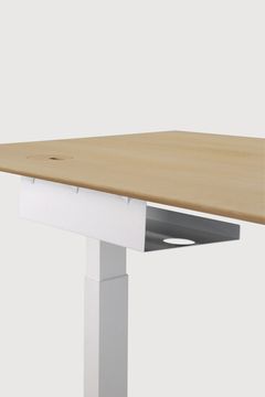 Metal cable tray - White - 40 x 29 x 10 cm (10126317) by Ethnicraft - view 6