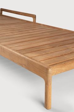 Jack outdoor adjustable lounger frame - Natural - 216 x 84 x 34 cm (10110256) by Ethnicraft - view 7